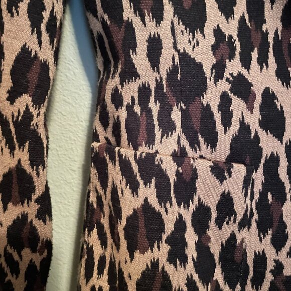 Leopard Print Blazer - S-Size 4 - Spiegel - Picture 8 of 12